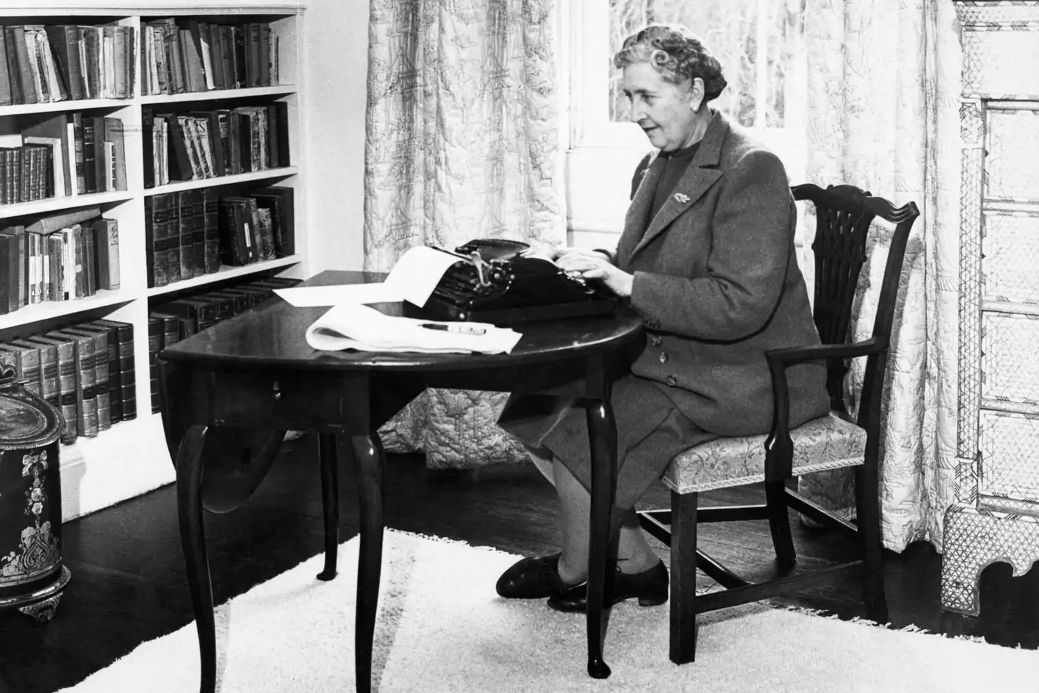 Agatha Christie embarked